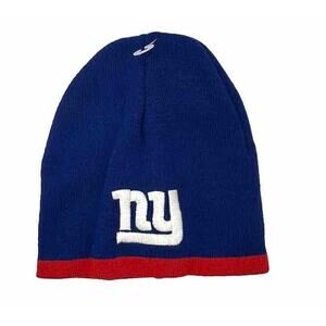 New York Giants‎ Reebok NFL Boys Beanie Knit Hat Blue Football Brand New